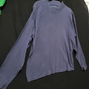 Vintage Chico's Heavyweight Turtleneck T-Shirt-Sz.2-gemtly pre-luved